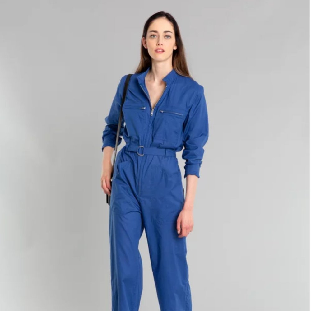 Agnes B. Light Denim Jumpsuit